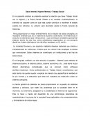 SALUD MENTAL, HIGIENE MENTAL Y TRABAJO SOCIAL