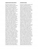 OBSERVACIÓN PARTICIPANTE