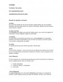 Bancaria- Acciones Es una de las partes en las que se divide el capital dentro de una sociedad anónima. que se puede poner a la venta a inversores, también se los conocen como títulos o valores.