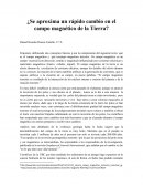 Cambio en los campos magenticos terrestres..