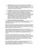 La Calidad es un térmico que es muy difícil de definir, debido a que se mantiene en constante evolución, y para definirlo tiene que ser colocado en el contexto de la época en que se ha desarrollado, sin embargo, a continuación, se presenta la definic