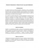 PROYECTO PEDAGOGICO Y PRODUCTIVO DE ¨GALLINAS PONEDORAS¨-