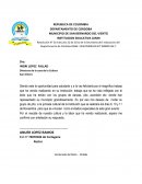 Resolución N° 314 de julio 22 de 2011 de la Secretaria de E educación del Departamento de Córdoba DANE: 223675000343 NIT 900001524-7