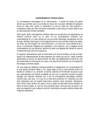 La convergencia tecnológica es la interconexión a través de redes