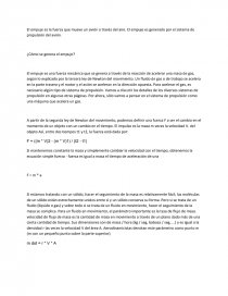Relacion de empuje. Página 1
