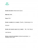 TEORIAS DEL APRENDIZAJE- Nombre completo de la materia: Filosofía y Epistemología de la Educación