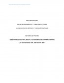 Desarrollo político, social y económico de panamá durante las decadas de 1970, 1980 hasta 1994