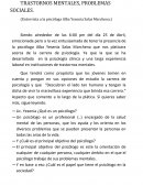 Trastornos mentales.