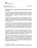 QUÉ FUE DEL URBANISMO.