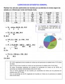 Ejercicios de Estadistica General