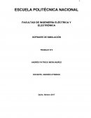 SOFWARE DE SIMULACIÓN TRABAJO N°2
