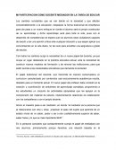 MI PARTICIPACION COMO DOCENTE MEDIADOR EN LA TAREA DE EDUCAR