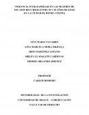 VIOLENCIA INTRAFAMILIAR EN LAS MUJERES DE ESCASOS RECURSOS ENTRE 18 Y 50 AÑOS DE EDAD EN LA CIUDAD DE HONDA TOLIMA