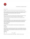 Carta de presentación para colegios.