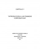 CAPITULO 1 “INTRODUCCION A LAS FINANZAS CORPORATIVAS”