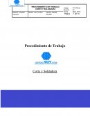 Pts corte y soldadura.