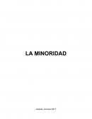 LA MINORIDAD.