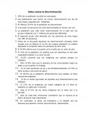 Datos sobre la discriminación