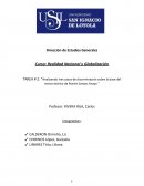 TAREA # 2: “Analizando tres casos de discriminación sobre la base del marco teórico de Martin Santos Anaya “