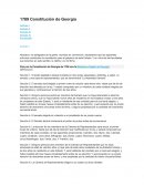 Estados unidos. 1789 Constitución de Georgia.