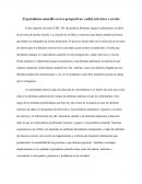 El periodismo amarillo en tres perspectivas: radial, televisivo y escrito.