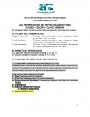 GUIA DE PRESENTACION DEL PROYECTO ARQUITECTONICO