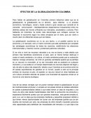 EFECTOS DE LA GLOBALIZACION.