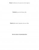 Ensayo: Incidencia en los procesos de la empresa