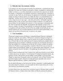 Relación entre la economía y la ética, expuesto en un caso economico