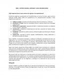 FORO 1. GESTION HUMANA, LIDERAZGO Y CLIMA ORGANIZACIONAL.