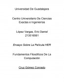 Ensayo Sobre La Película HER Fundamentos Filosóficos De La Computación