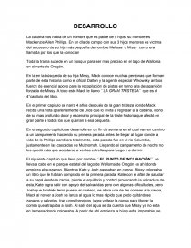 Resumen del libro la cabaña. - Ensayos - victor2324 Resumen del libro la cabaña. - Ensayos - victor2324