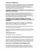 Que es el aprendizaje.