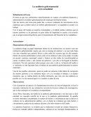 El tema en que nos centraremos específicamente en cuanto a la auditoría financiera y adiministrativa en ámbito gubernamental del municipio de Buenaventura