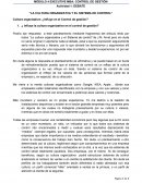 La retroalimentación entre cultura organizativa y sistemas de control