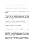 REGLAMENTO DE LA LEY DE INVERSION EXTRAJERA Y DEL REGISTRO NACIONAL DE INVERSIONES EXTRANJERAS