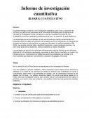 Informe de investigación cuantitativa TIC ua.