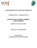 UNIVERSIDAD EN CIENCIAS PENALES CRIMINOLOGÍA Y CRIMINALÍSTICA LAS SECTAS EN LA MENTE CRIMINAL: