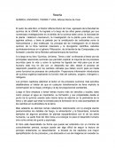 Reseña de Química, Universo, Tierra y Vida