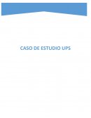 El caso de estudio es acerca de una empresa de paquetería llamada United Parcel Service (UPS), la cual en sus comienzos, en el año de 1907, tan sólo constaba con una pequeña oficina ubicada en un sótano