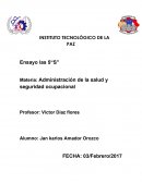 Las 5"s Materia: Administración de la salud y seguridad ocupacional