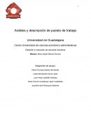 Ejemplo de Descripción de Puestos El restaurante MARIA XICA