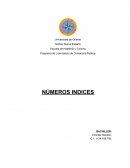 Numeros índices. Importancia de los números índices