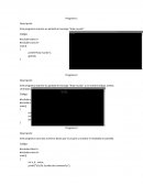 Este programa imprime en pantalla el mensaje “Hola mundo” y mi nombre debajo, ambos centrados..