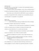 PRODUCTOS Y EVALUACIÓN