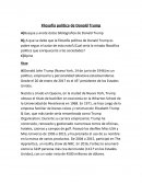 Filosofía politica de Donald Trump