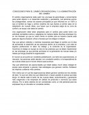 Cambio organizacional.