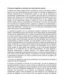 Principio de legalidad y juridicidad de la administración publica