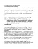 ¿Qué es una Organización No Gubernamental?