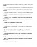Cuáles son las manifestaciones del Derecho Constitucional en la época antigua y época medieval?
